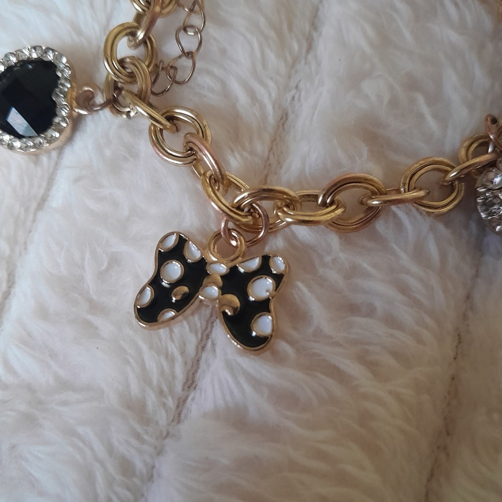 Mini Gold Plated Enamel Fashion Skittles Pendant Charm - Perfect for DIY - Picture 4 of 5